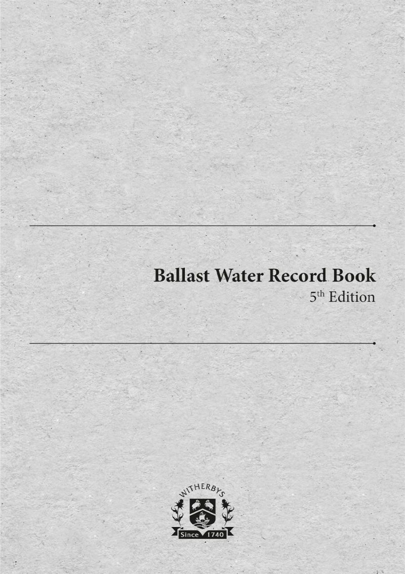 Buy a Ballast Water Record Book 5th Edition Online in Australia from